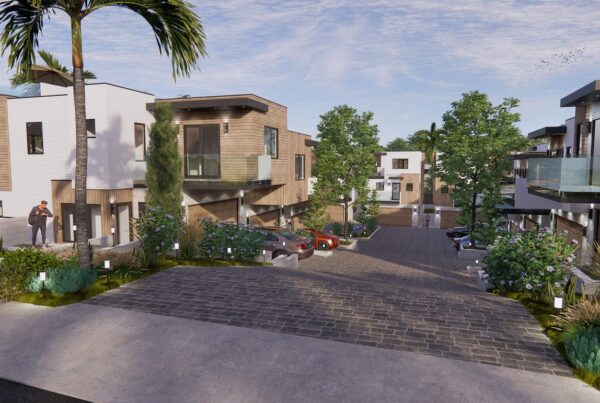 Stevens 13 townhomes in Solana Beach, exterior view 2